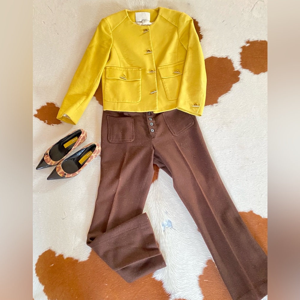 Beautiful 3.1 Phillip Lim Yellow Ladies Style Jacket Size 2 - Like New - Picture 8 of 8